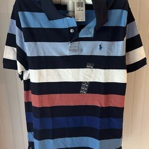 Ralph Lauren Boys Mesh  Polo Shirt NWT Sz L 14-16
